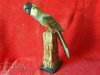 Figure of Parrot various stones and semi-precious stones