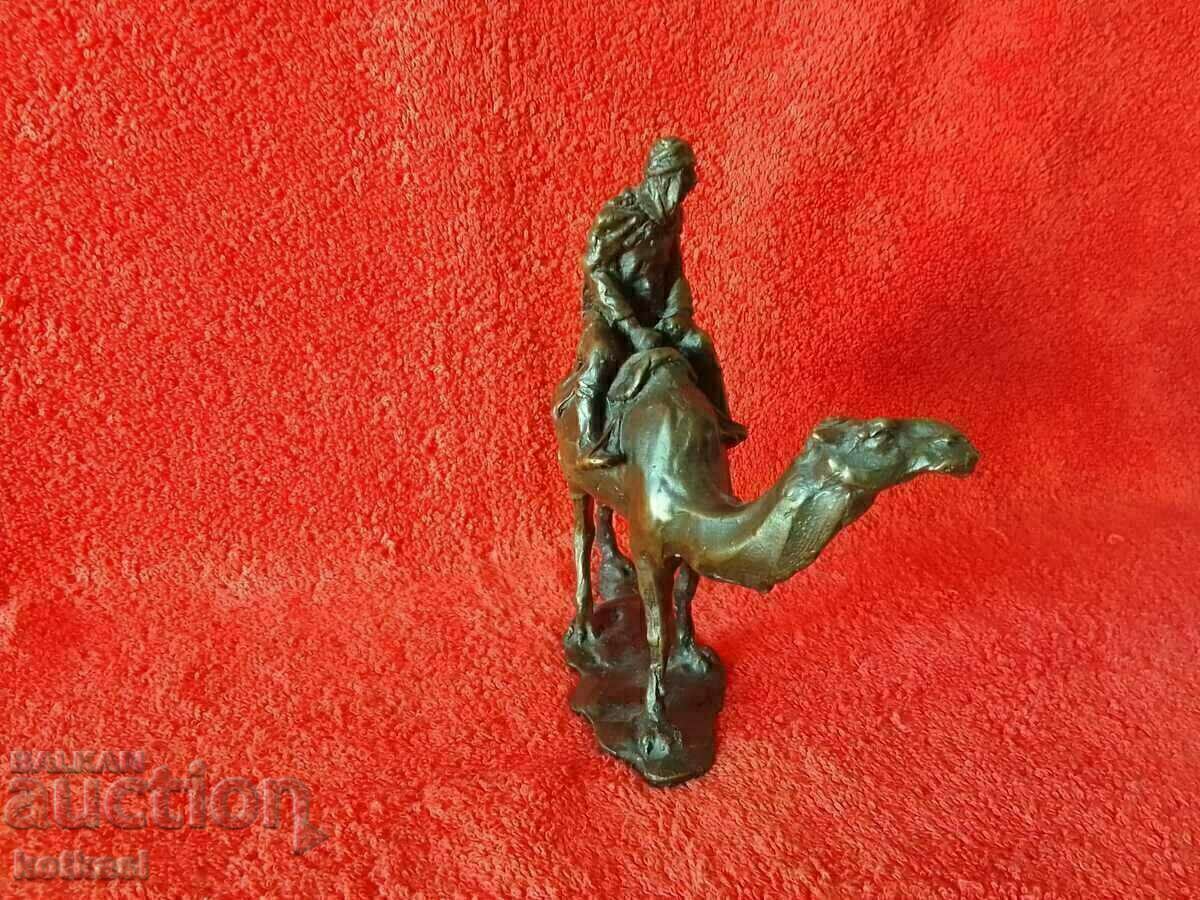 Delivery of Old bronze figure Male Rider Warrior on Camel authorship Delivery of Old bronze figure Male Rider Warrior on Camel authorship