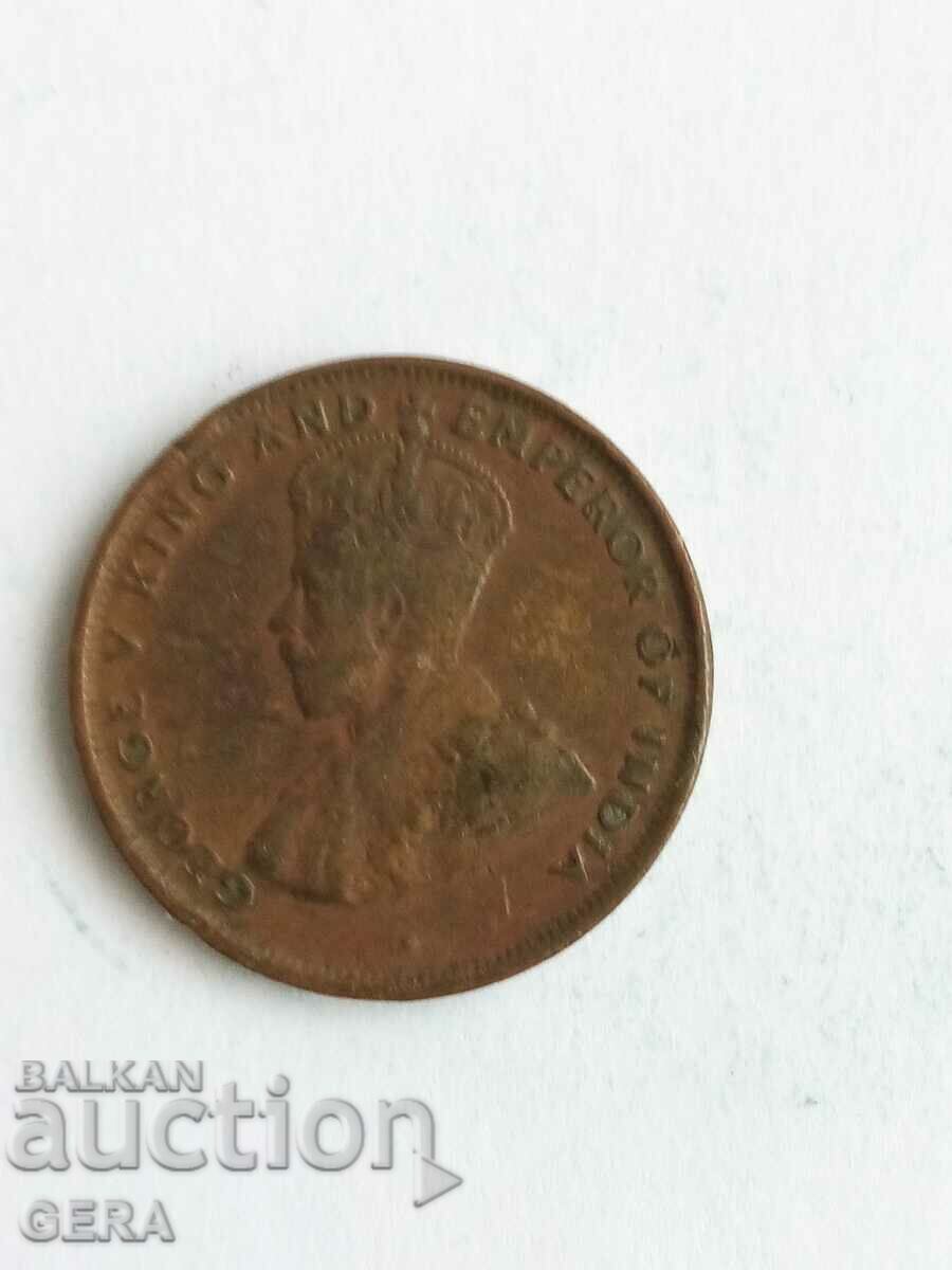 монета 1 цент