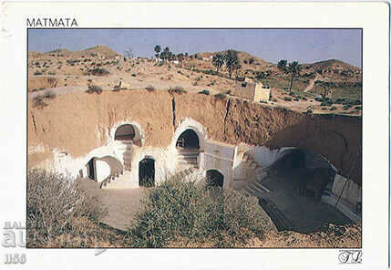Τυνησία - Matmata - υπόγειες κατοικίες Βερβερίνων - περ. 1980