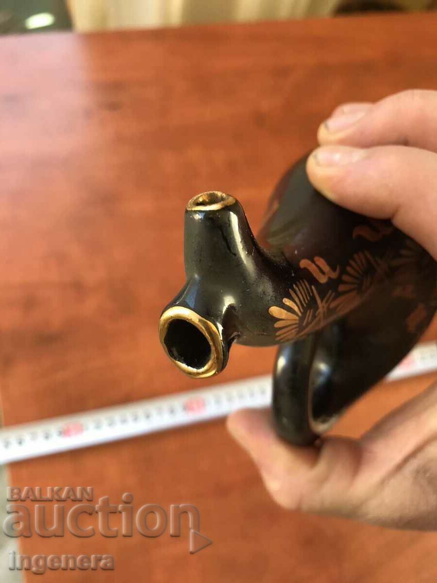 PORCELAIN BARDUCE STEEL FIGURE GILT - 5 PORCELAIN BARDUCE STEEL FIGURE GILT - 5