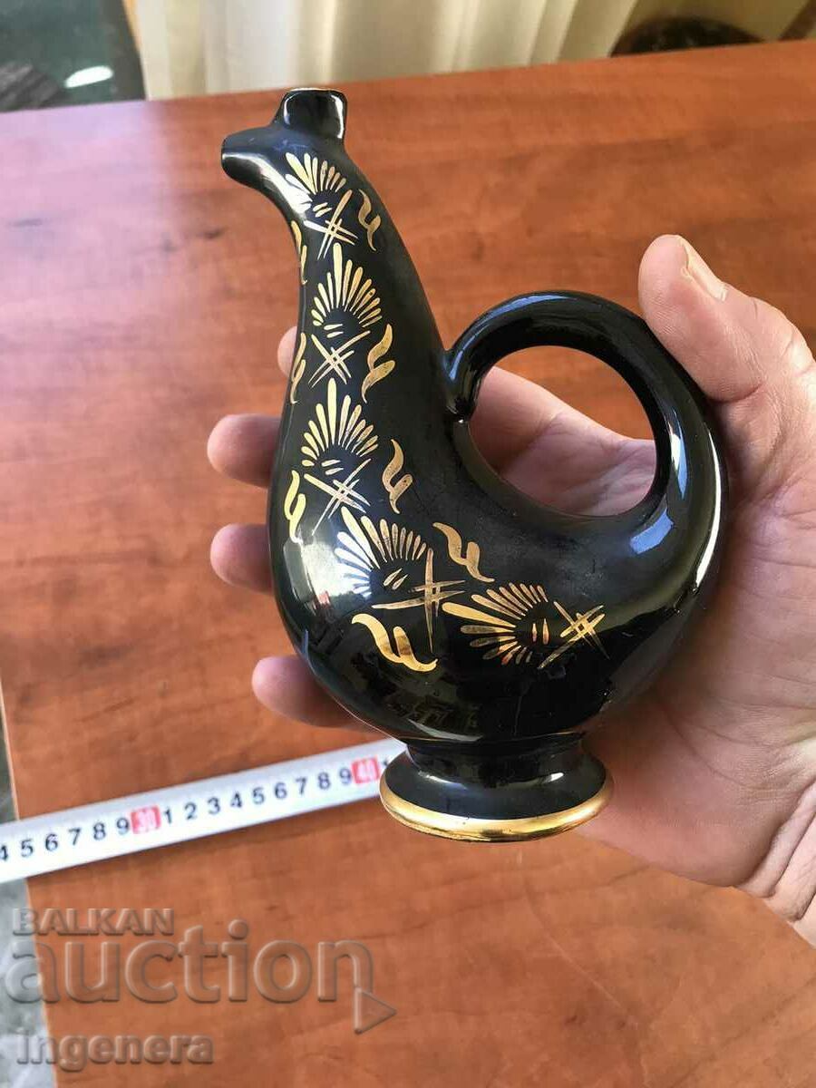 PORCELAIN BARDUCE STEEL FIGURE GILT - 6 PORCELAIN BARDUCE STEEL FIGURE GILT - 6