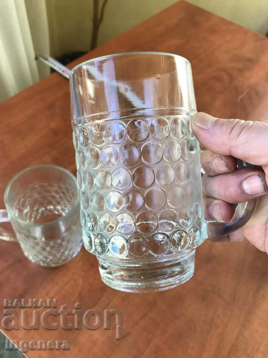GLASS MUG GLASS FOR BOZA FROM THE EARLY SOC-500 ML.-2 PCS. with price 48.00 BGN | € 24.54 GLASS MUG GLASS FOR BOZA FROM THE EARLY SOC-500 ML.-2 PCS. with price 48.00 BGN | € 24.54