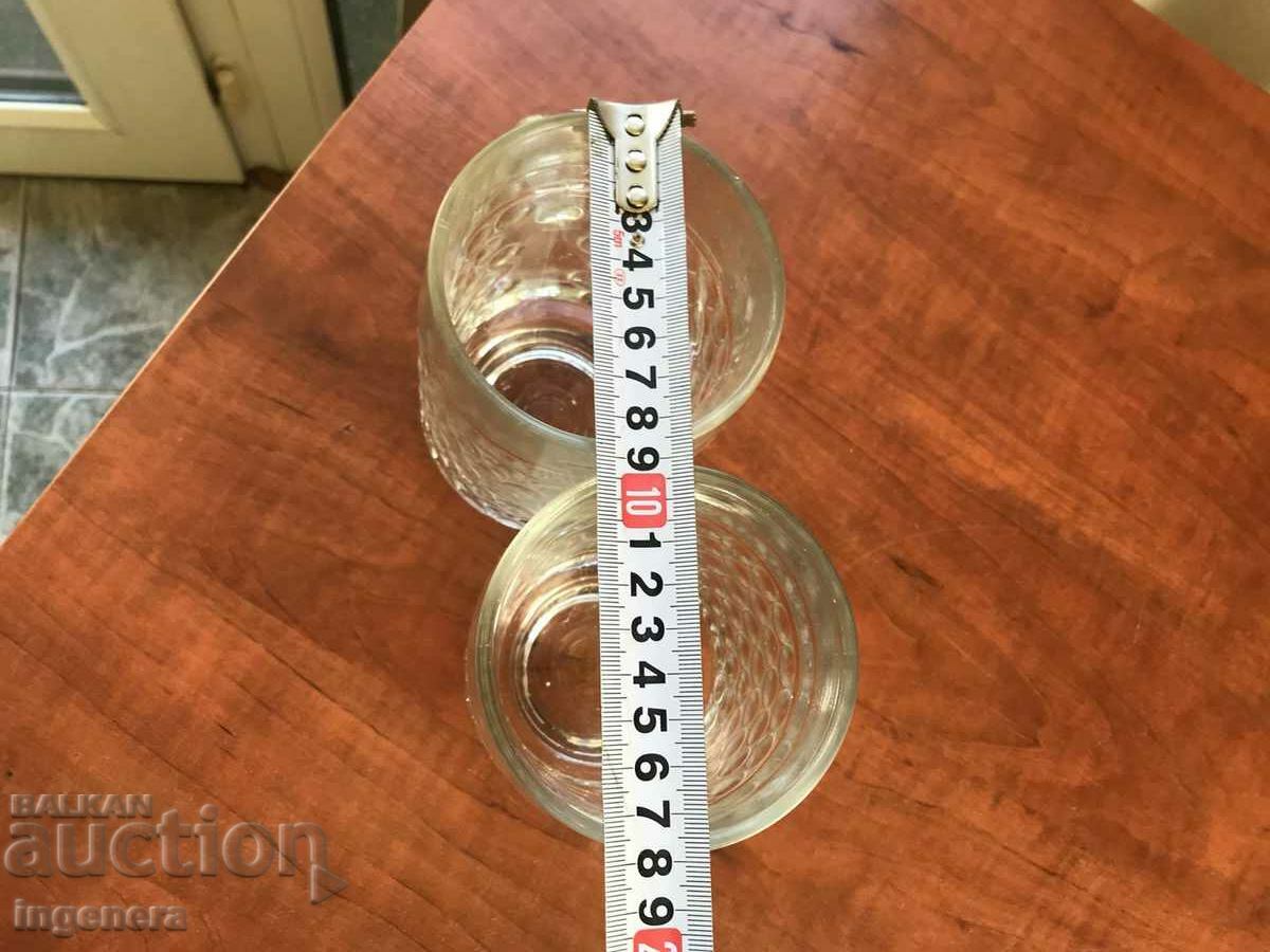 Auction GLASS MUG GLASS FOR BOZA FROM THE EARLY SOC-500 ML.-2 PCS. Auction GLASS MUG GLASS FOR BOZA FROM THE EARLY SOC-500 ML.-2 PCS.