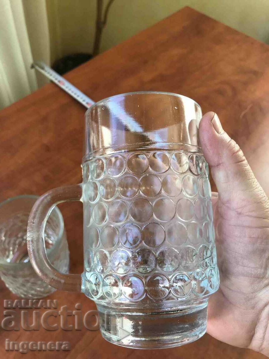 GLASS MUG GLASS FOR BOZA FROM THE EARLY SOC-500 ML.-2 PCS. - 6 GLASS MUG GLASS FOR BOZA FROM THE EARLY SOC-500 ML.-2 PCS. - 6