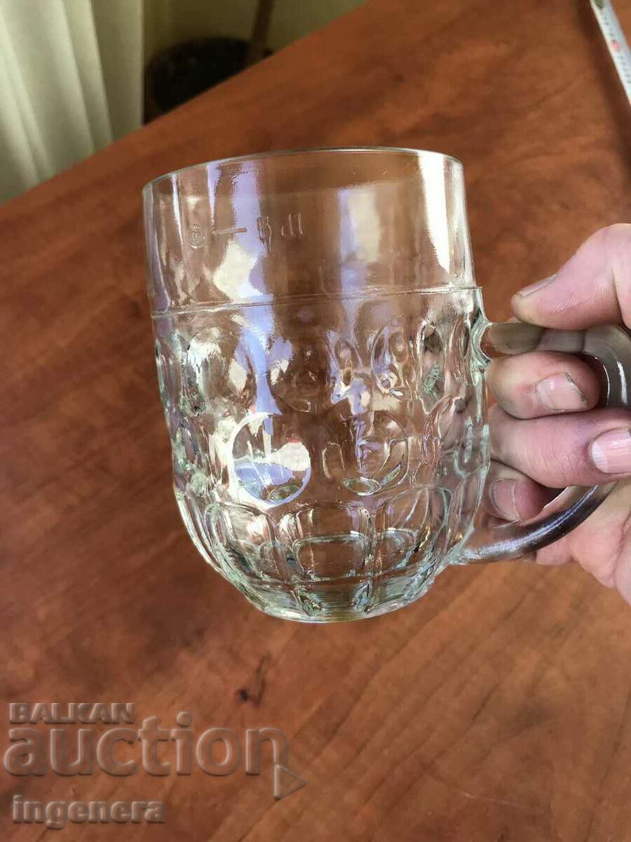 Auction GLASS MUG GLASS FOR BOZA FROM SOTCA-500 ML. Auction GLASS MUG GLASS FOR BOZA FROM SOTCA-500 ML.