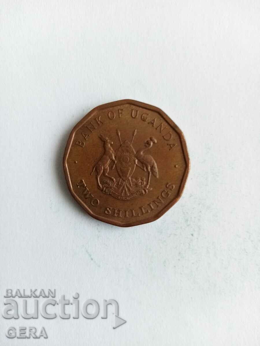 2 shillings Uganda with price 8.00 BGN | € 4.09 2 shillings Uganda with price 8.00 BGN | € 4.09