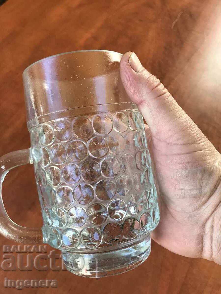 GLASS MUG GLASS FOR BOZA FROM SOTCA-500 ML. with price 32.00 BGN | € 16.36 GLASS MUG GLASS FOR BOZA FROM SOTCA-500 ML. with price 32.00 BGN | € 16.36