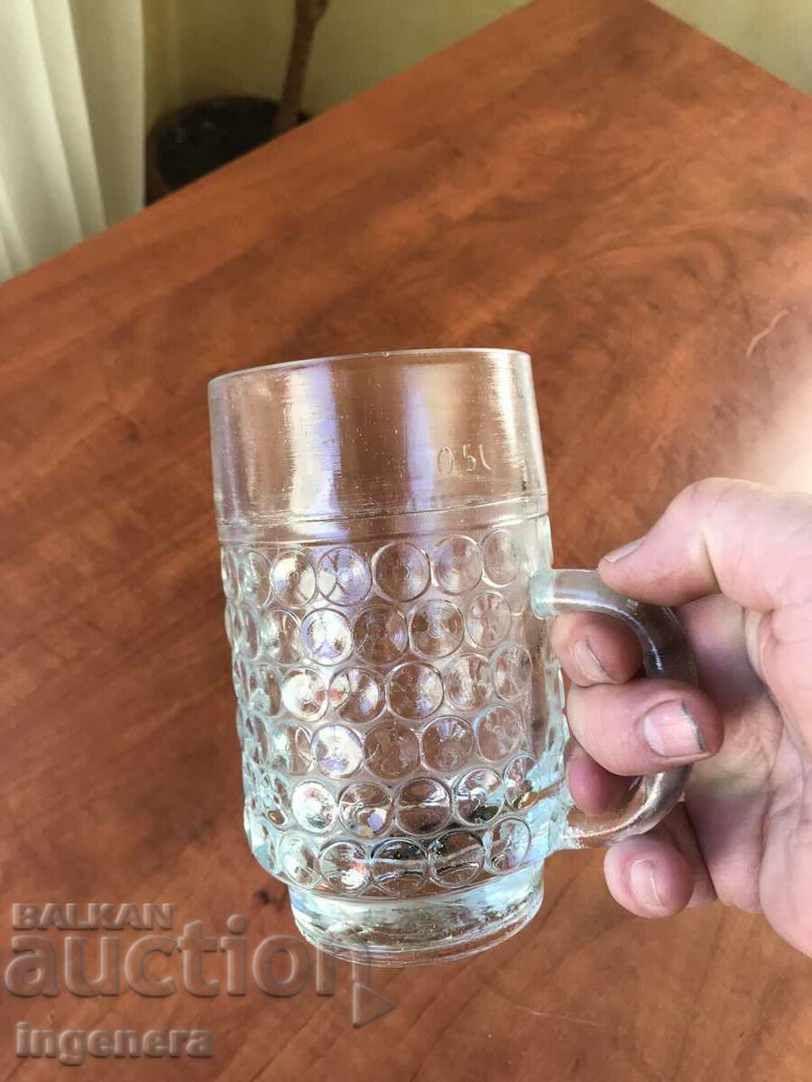 GLASS MUG GLASS FOR BOZA FROM SOTCA-500 ML.