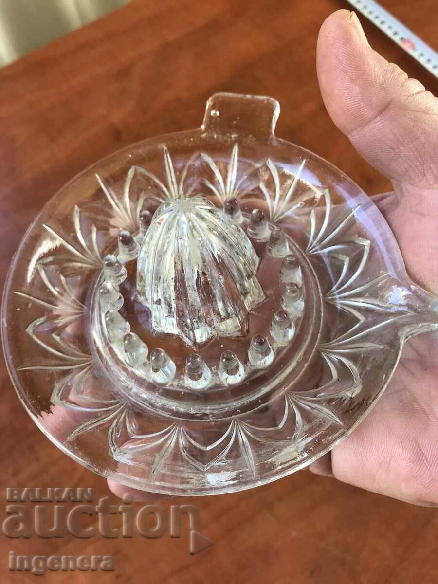 CITRUS JUICER THICK EMBOSSED GLASS - 5