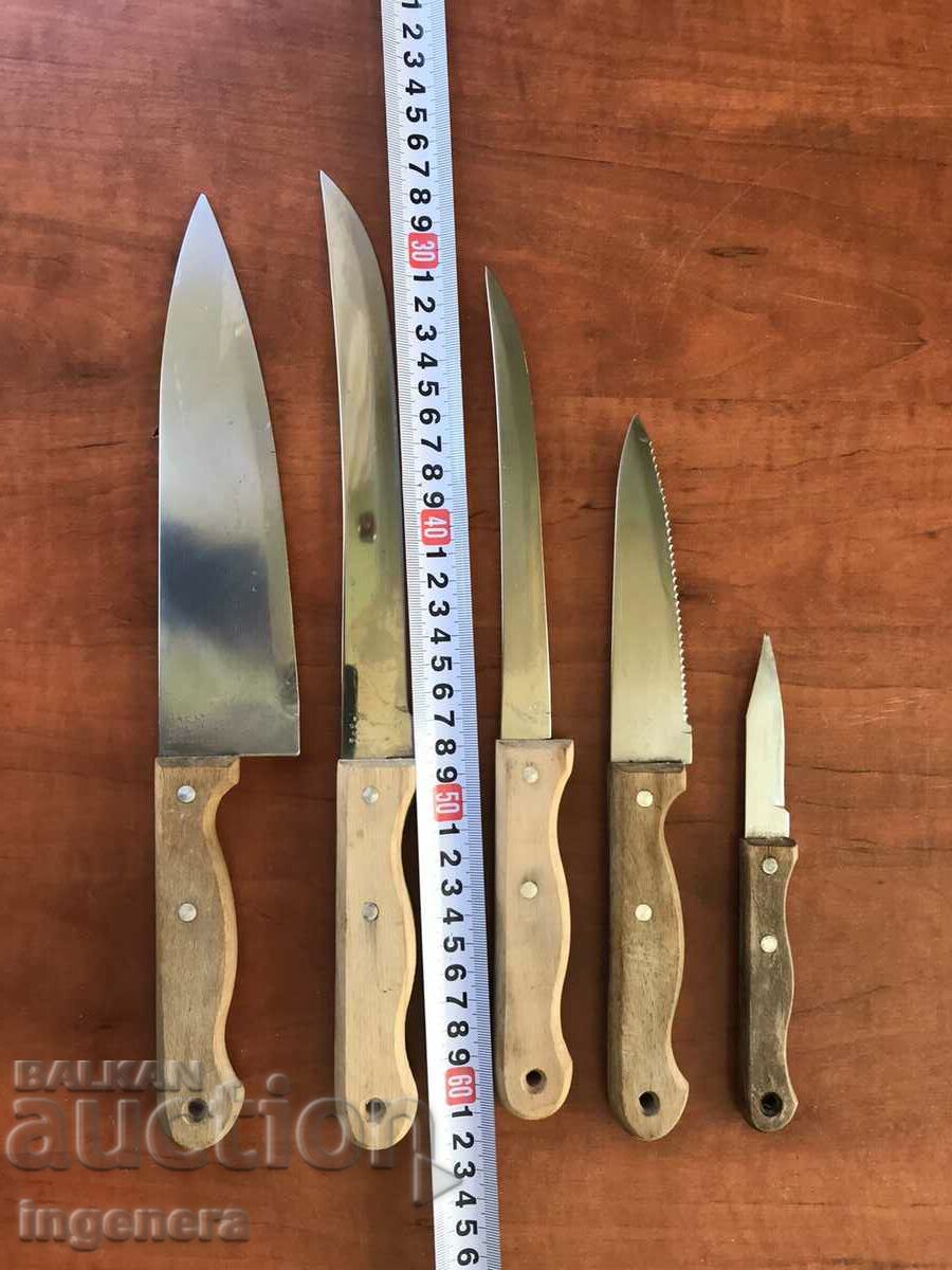 Delivery of KNIFE SET KITCHEN KNIVES NEW BULGARIA-5 PCS. Delivery of KNIFE SET KITCHEN KNIVES NEW BULGARIA-5 PCS.