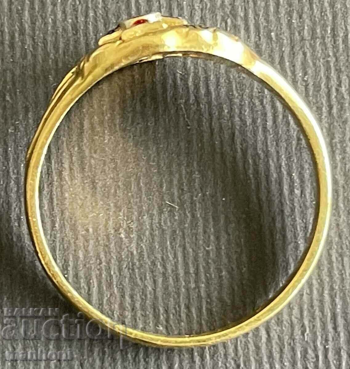 5592 Kingdom of Bulgaria officer's ring 34th Trojan regiment with price 600.00 BGN | € 306.78