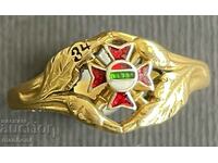 5592 Inelul de ofițer al Regatului Bulgariei Regimentul 34 troian