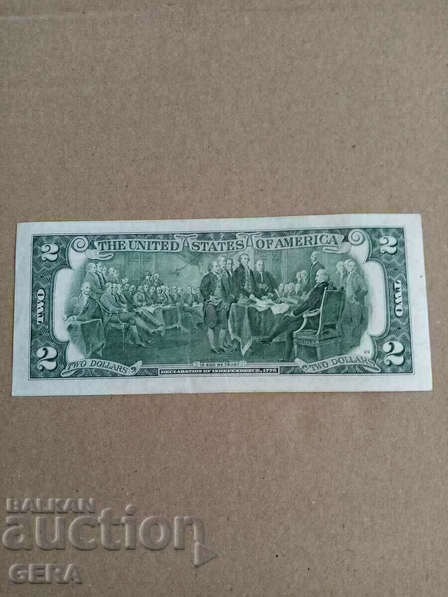 2 US dollars with price 6.00 BGN | € 3.07