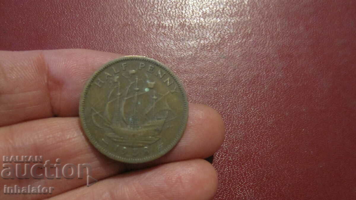 1938 1/2 penny George al VI-lea - VASA