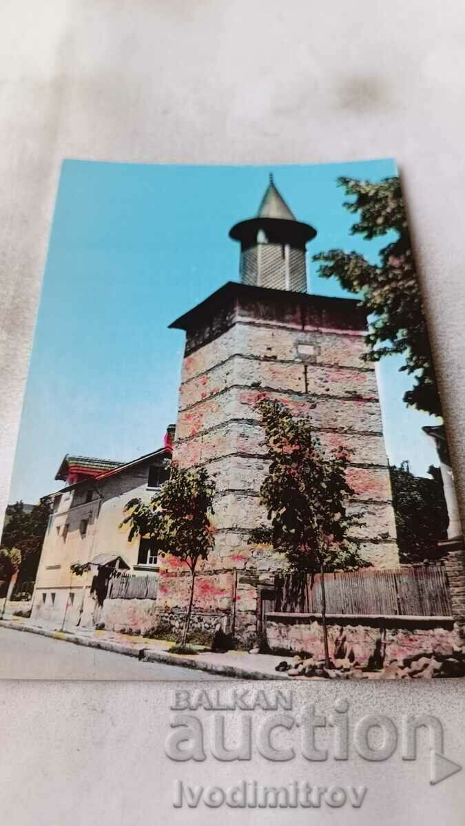 Καρτ ποστάλ Berkovitsa Το ρολόι της πόλης