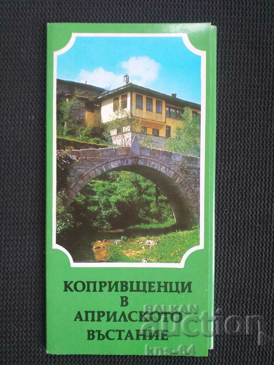 Копривщенци в Априлското въстание  Лот от 15 картички