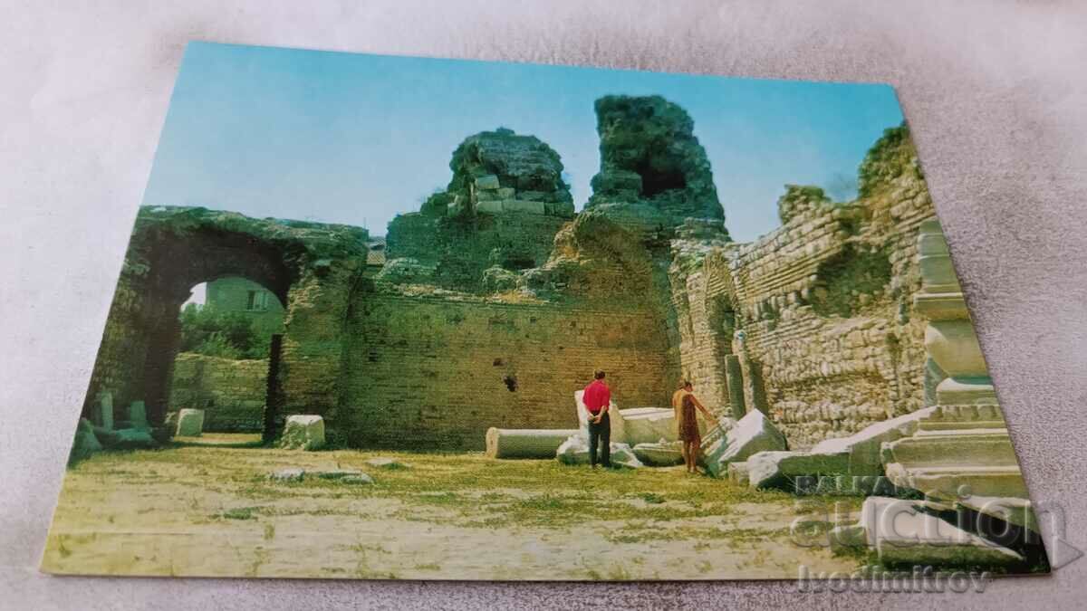Carte poștală Varna turn roman din secolul II - III 1971