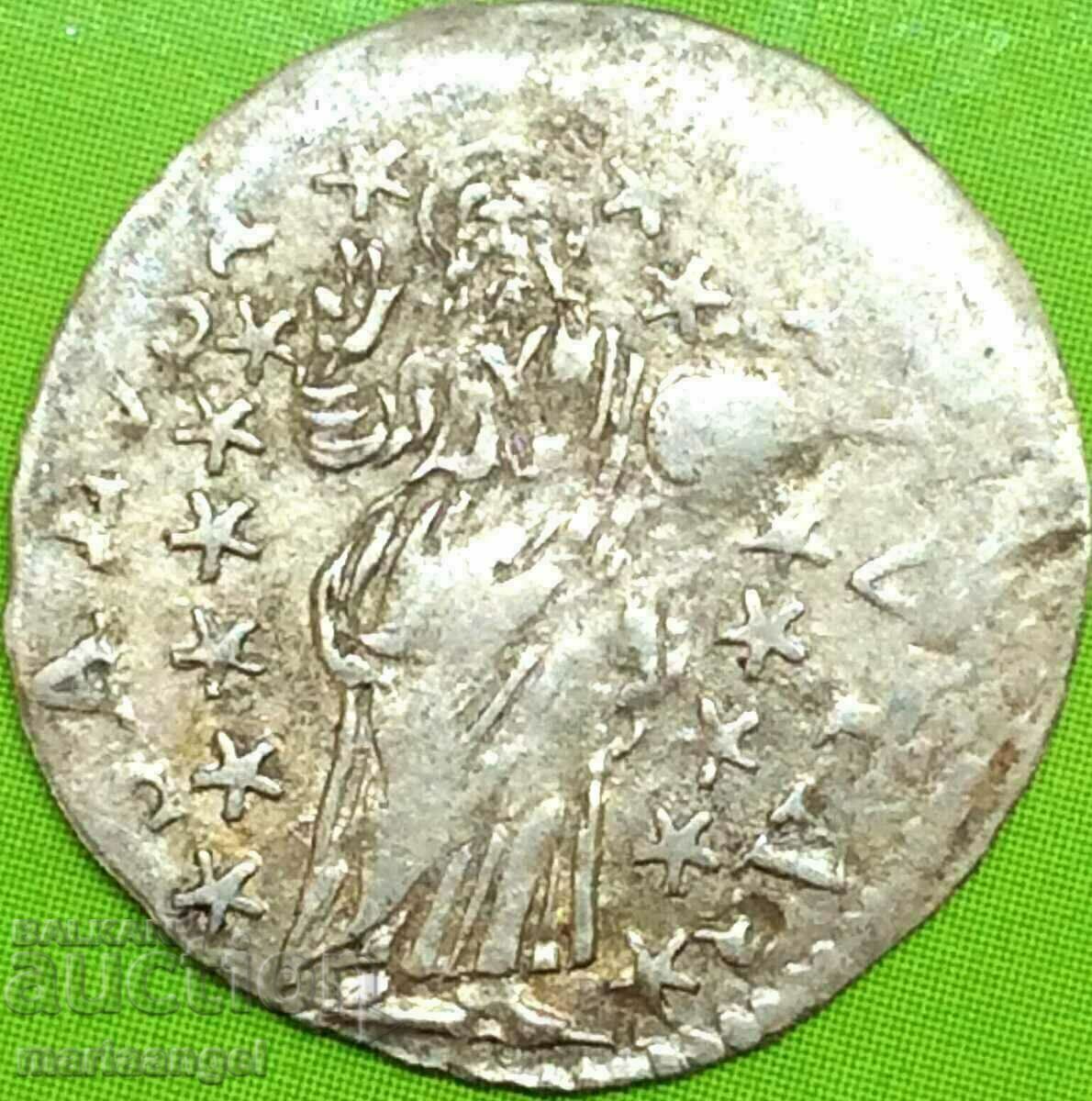 Republica Ragusa 1707 Grosseto Croația Dubrovnik argint