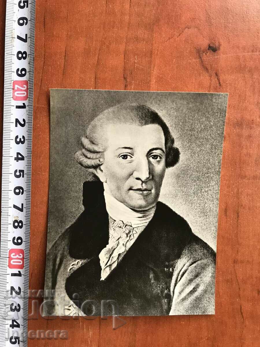 PHOTO CARD PHOTOGRAPH OF THE COMPOSER JOSEPH HAYDN