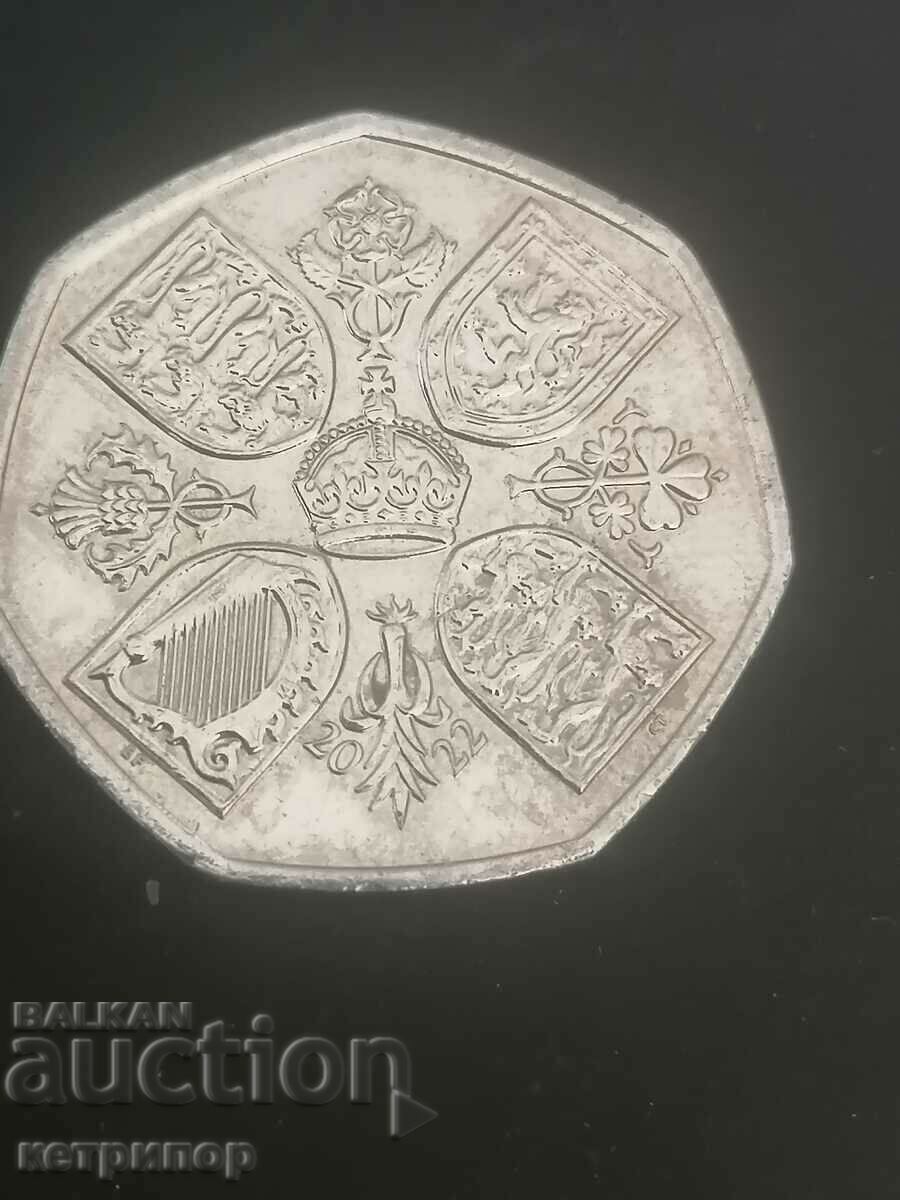 Delivery of 50 pence 2022 Great Britain Charles III Delivery of 50 pence 2022 Great Britain Charles III