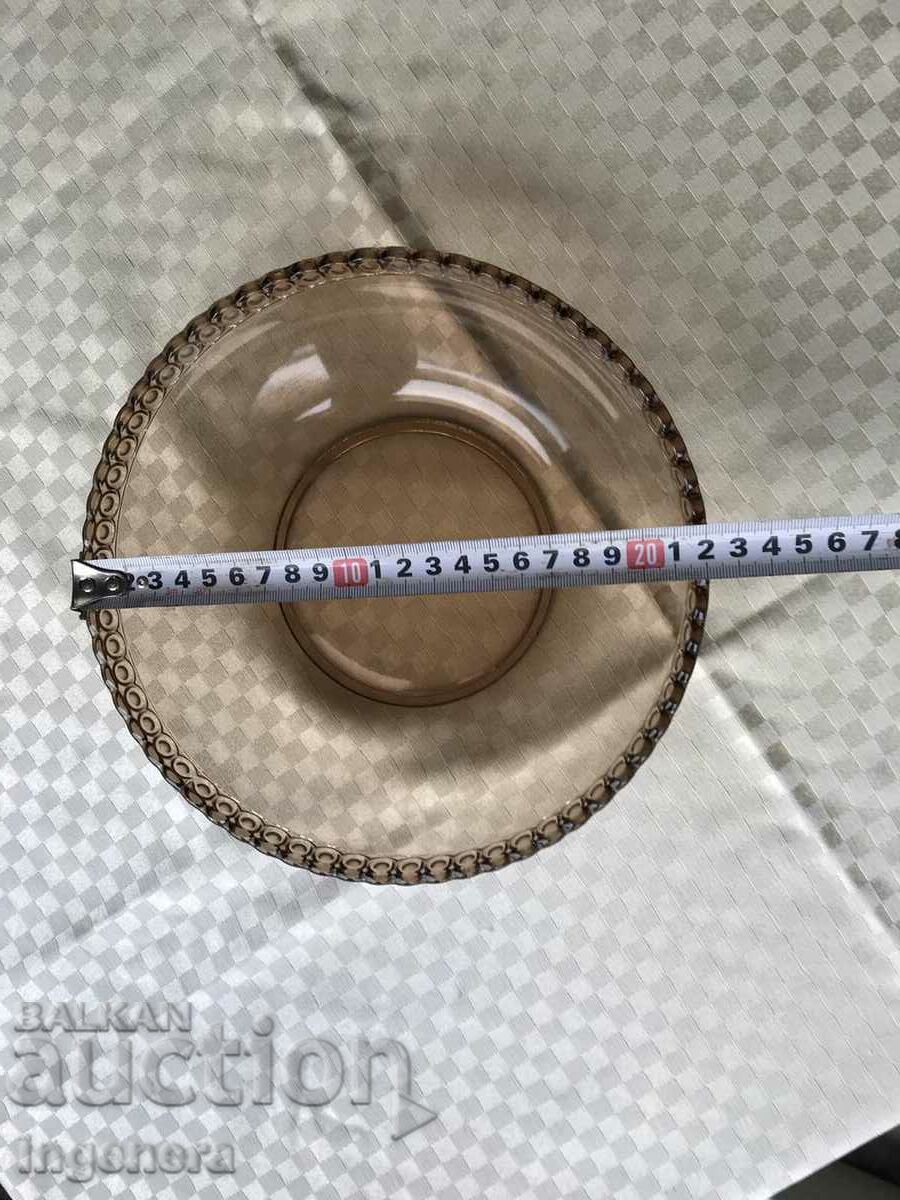Auction FRUCTIERA BOWL SALATIERA THICK COLORED EMBOSSED GLASS Auction FRUCTIERA BOWL SALATIERA THICK COLORED EMBOSSED GLASS