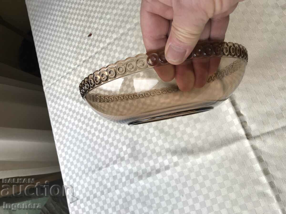 Delivery of FRUCTIERA BOWL SALATIERA THICK COLORED EMBOSSED GLASS Delivery of FRUCTIERA BOWL SALATIERA THICK COLORED EMBOSSED GLASS