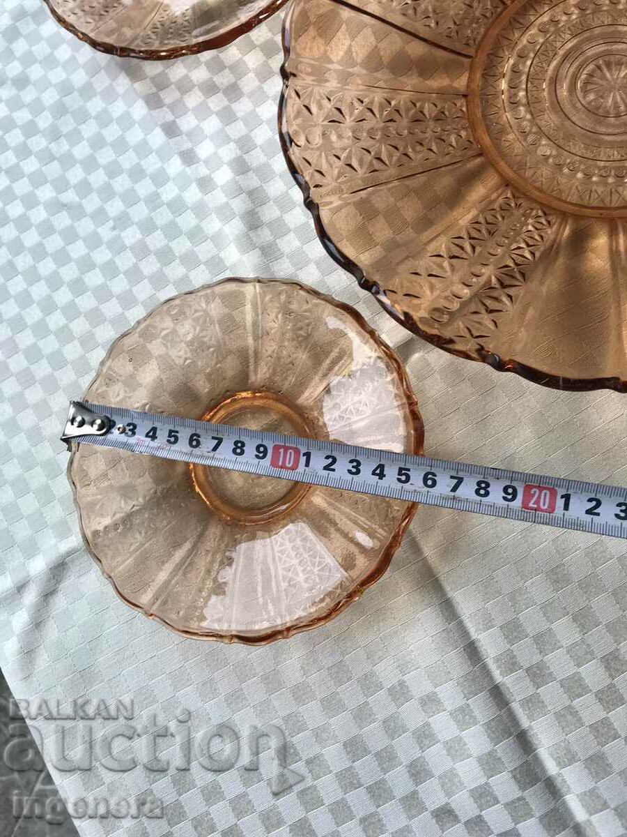 ΣΕΤ ΤΟΙΧΟΥ ΠΙΑΤΟ ΔΙΣΚΙΟΥ ΓΥΑΛΙΝΟ ΑΝΑΓΓΥΛΙΣΜΟ ΧΟΝΤΟΣ - 6 ΣΕΤ ΤΟΙΧΟΥ ΠΙΑΤΟ ΔΙΣΚΙΟΥ ΓΥΑΛΙΝΟ ΑΝΑΓΓΥΛΙΣΜΟ ΧΟΝΤΟΣ - 6