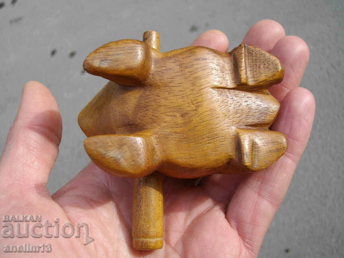 Delivery of WOODEN TOY FROG FIGURE Delivery of WOODEN TOY FROG FIGURE