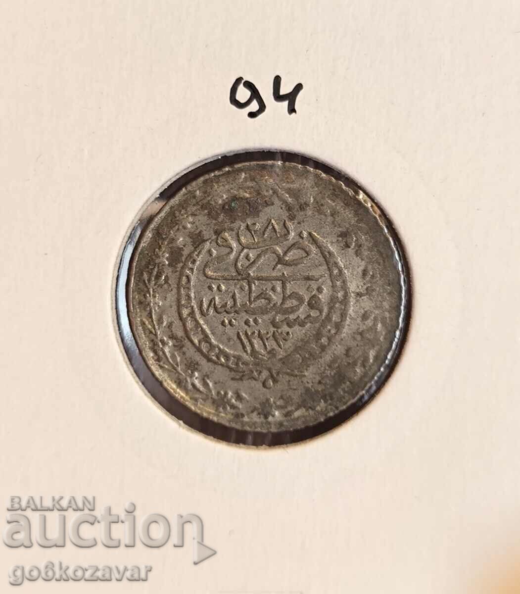 Ottoman Empire 20 money (1223-1808) Silver ! A rare year!