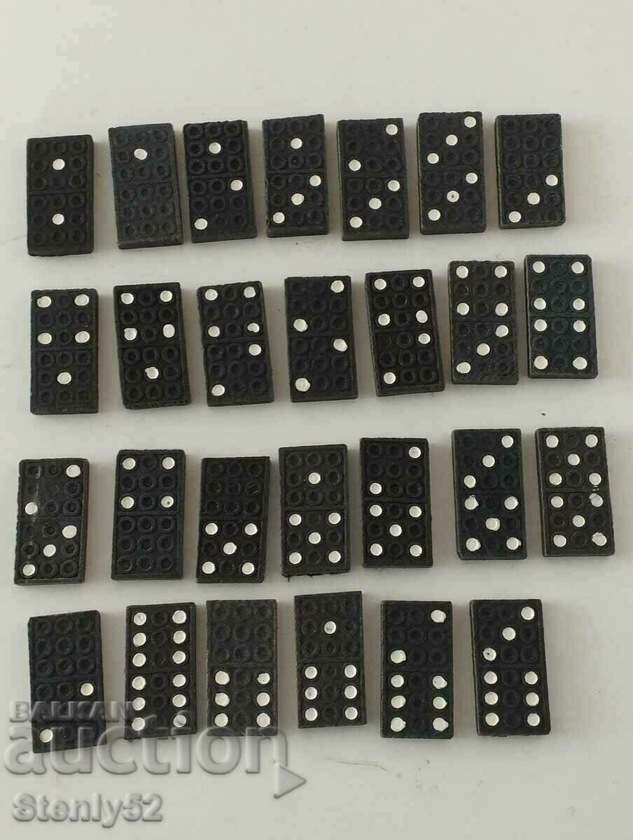 27 buc Blocuri din lemn pentru domino