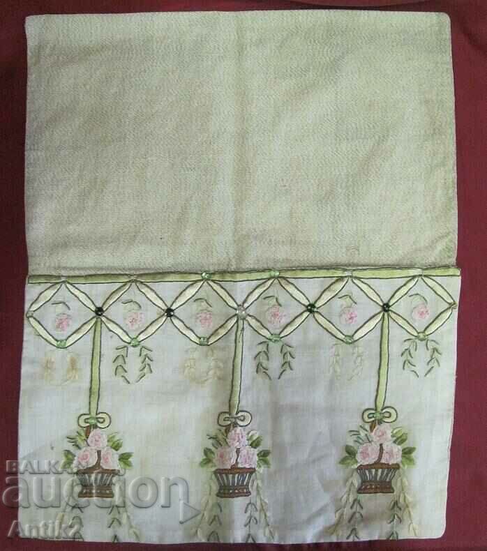 Delivery of 19th Century Book Case Folder Hand Embroidery Delivery of 19th Century Book Case Folder Hand Embroidery