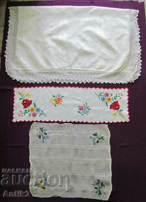 19th century Table Covers, Carriage, Tishleifer 3 pcs.