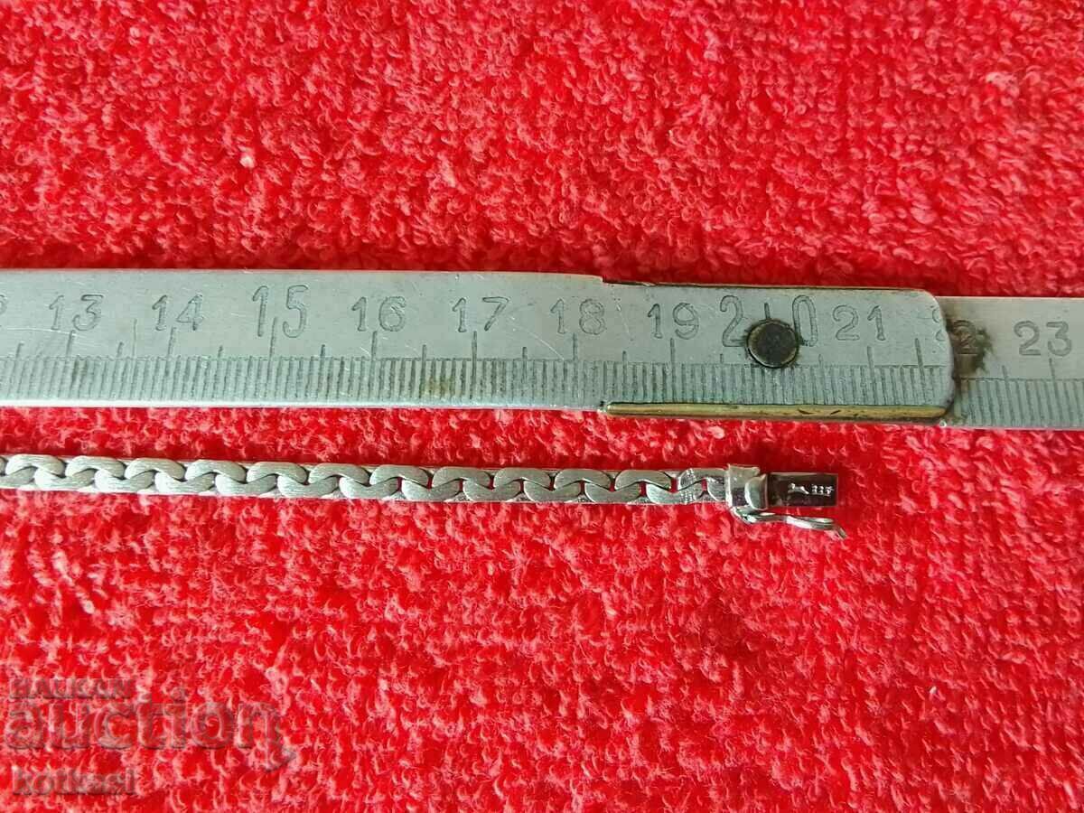 Auction Old antique 19th century sterling silver 835 bracelet marked Auction Old antique 19th century sterling silver 835 bracelet marked