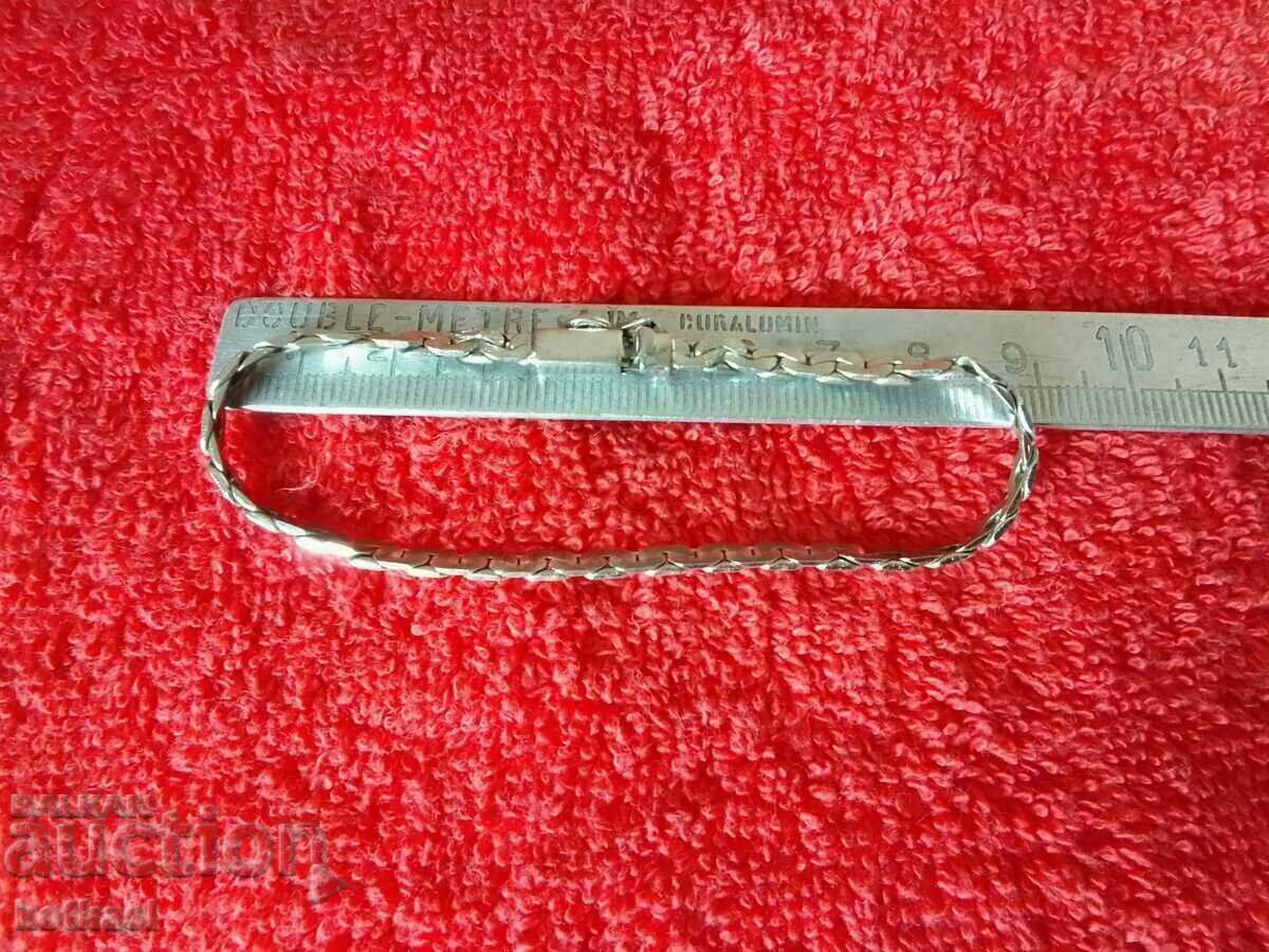 Old antique 19th century sterling silver 835 bracelet marked - 6 Old antique 19th century sterling silver 835 bracelet marked - 6