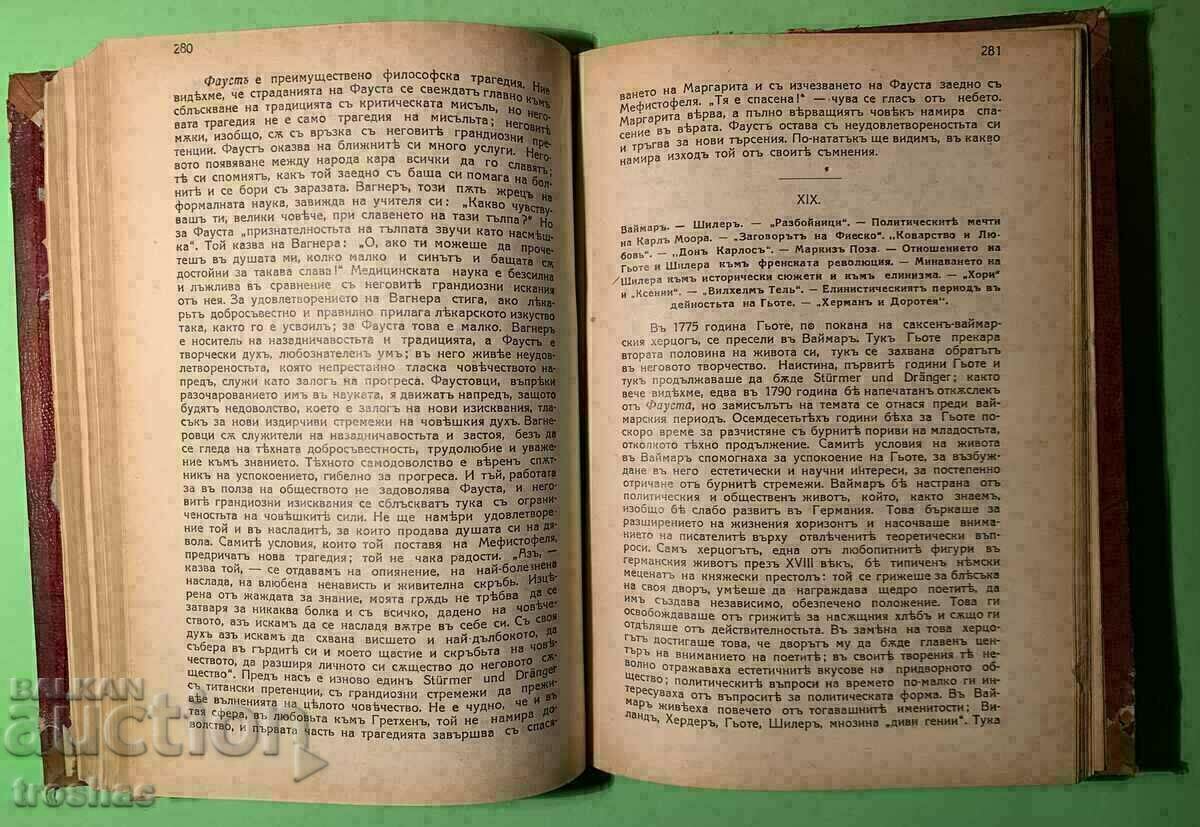 Eseu de carte veche Istoria literaturii Europei de Vest 1905 - 6 Eseu de carte veche Istoria literaturii Europei de Vest 1905 - 6
