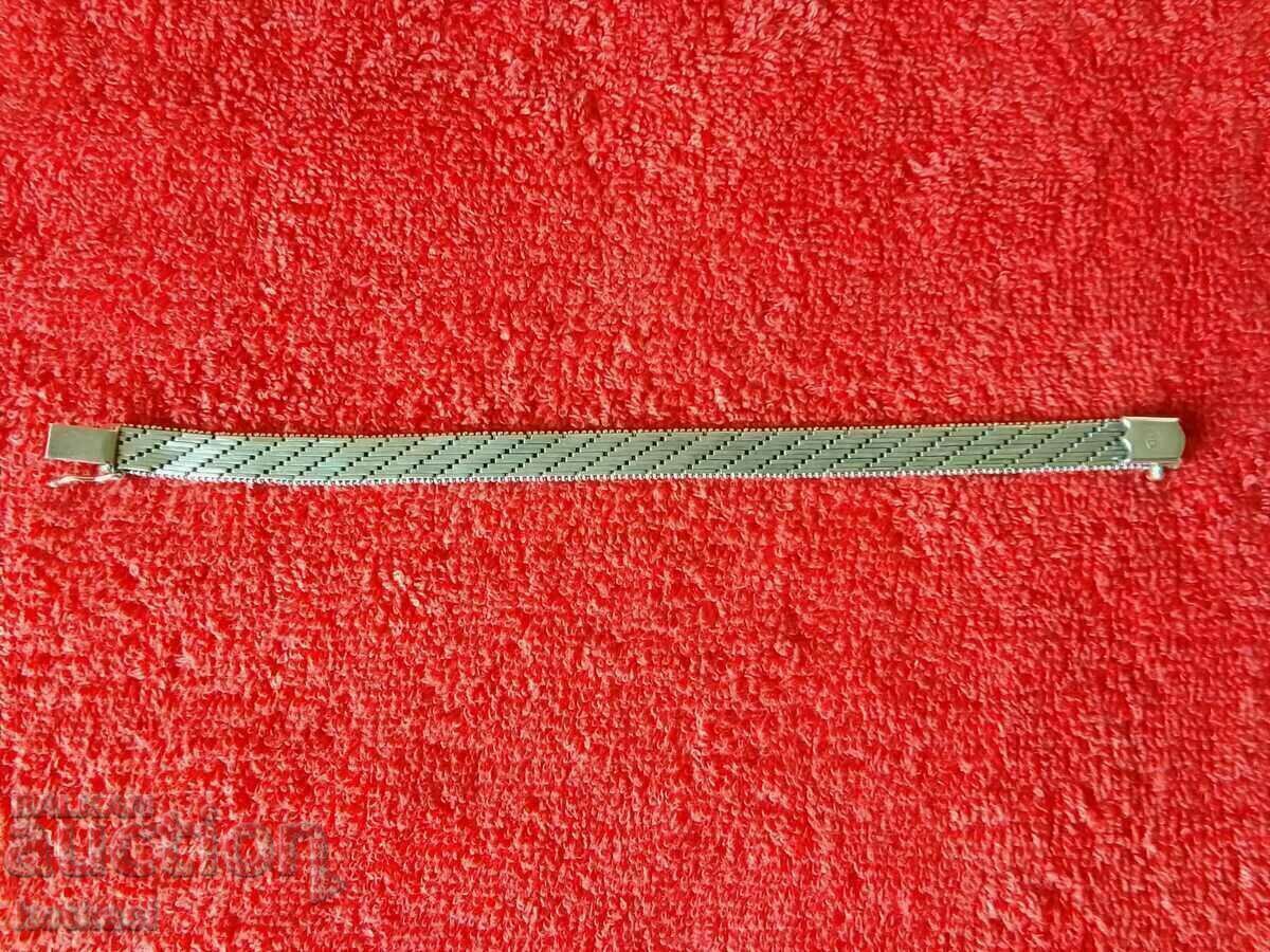 Delivery of Old antique 19th century sterling silver 835 bracelet marked