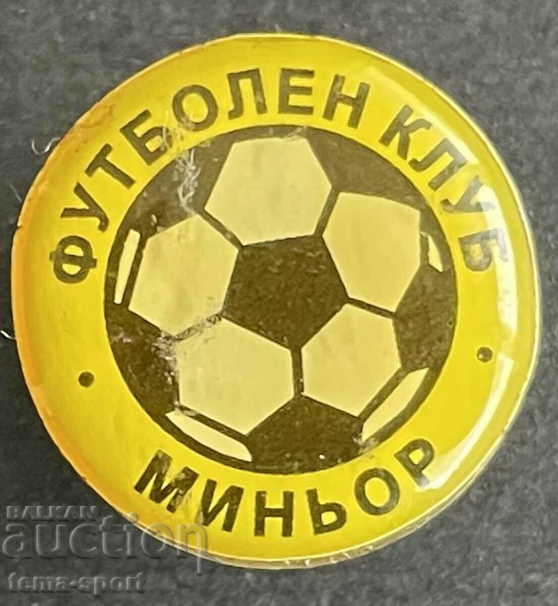 86 България знак футболен клуб Миньор Перник