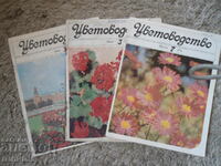 "Flowering" magazine, issue 3, 5 and 7, 1979.