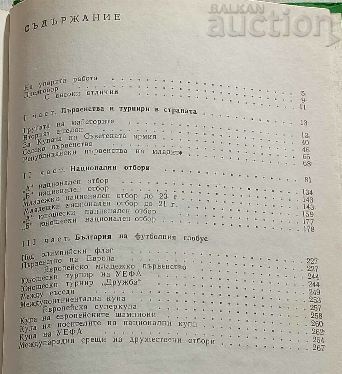 BULGARIA AT THE FOOTBALL GLOBE 1970-1980 POPDIMITROV - 6 BULGARIA AT THE FOOTBALL GLOBE 1970-1980 POPDIMITROV - 6