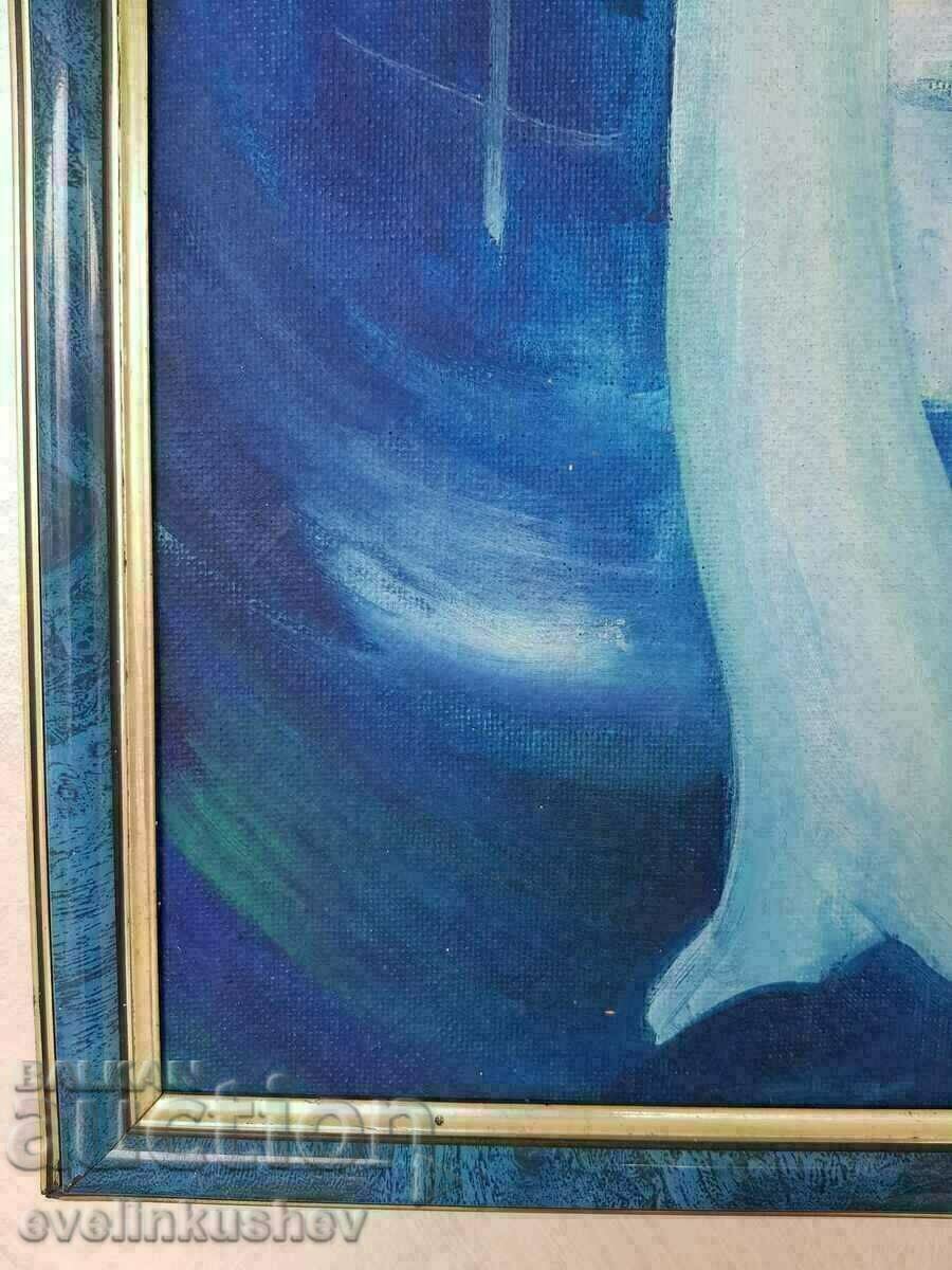 Auction Large oil painting "On Stage" Boris Staykov Auction Large oil painting "On Stage" Boris Staykov