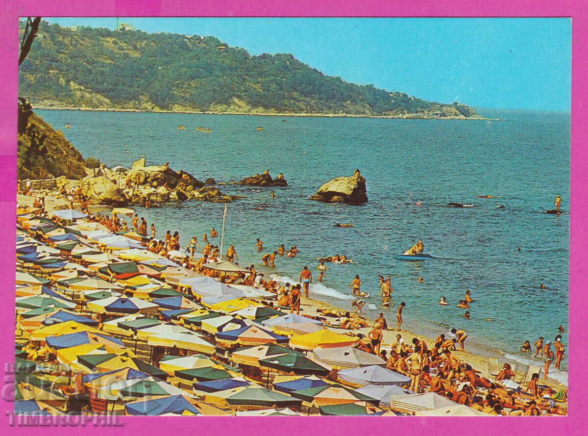 Auction 308904 / Kurort Druzhba - the beach 1983 September PK Auction 308904 / Kurort Druzhba - the beach 1983 September PK