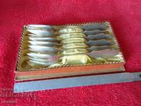 Old set of 6 service 19th century silver 800 forks
