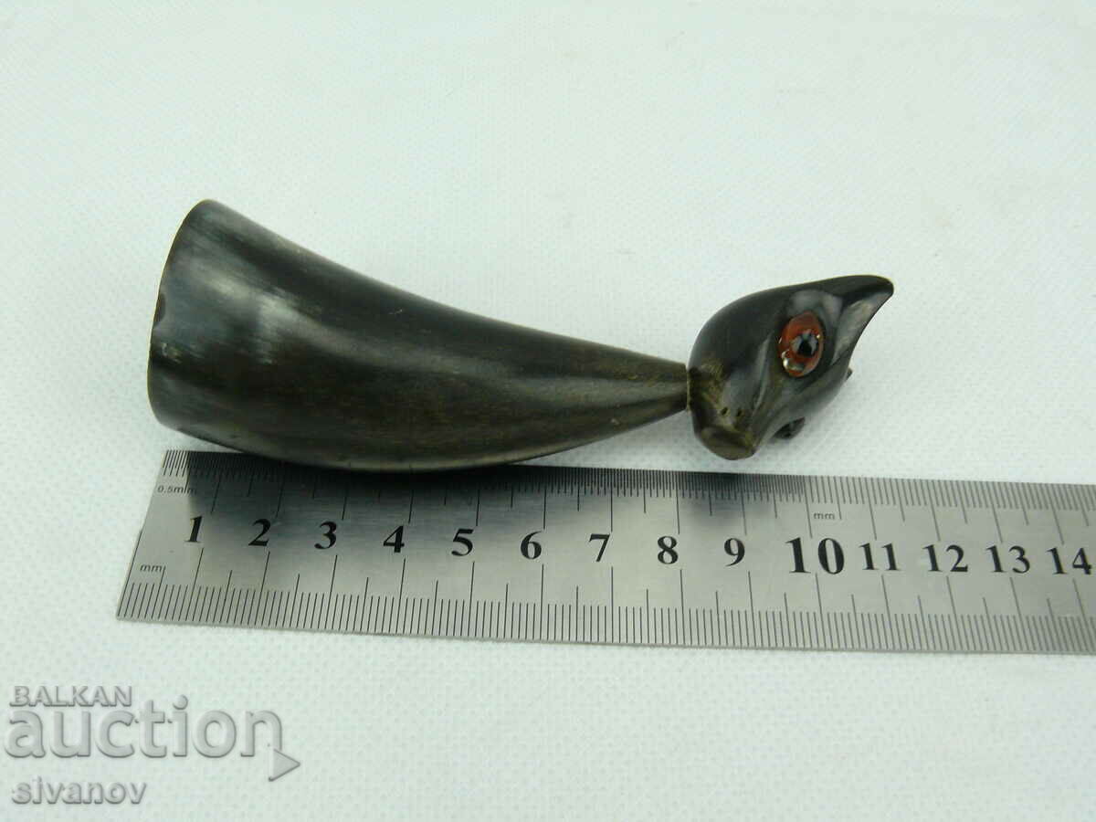 Παλιά φιγούρα γάτας με κέρατο #2281 - 6