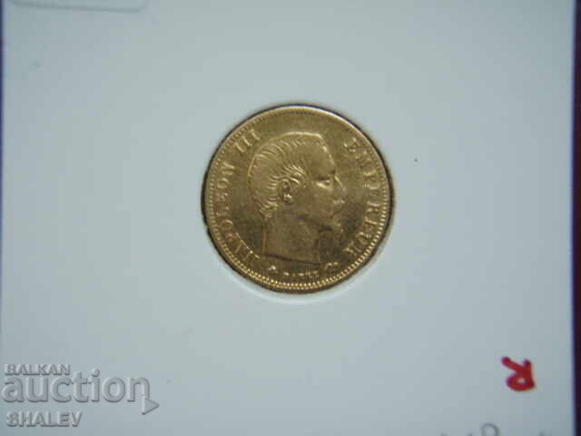 5 Francs 1858 BB France (5 Francs France) - XF/AU (gold) - 5 5 Francs 1858 BB France (5 Francs France) - XF/AU (gold) - 5