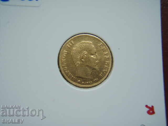 5 Francs 1858 BB France (5 Francs France) - XF/AU (gold) - 7 5 Francs 1858 BB France (5 Francs France) - XF/AU (gold) - 7