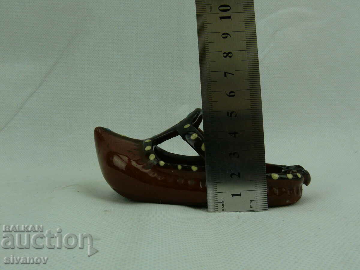 Παλιό κεραμικό τασάκι κυπαρίσσι #2289 - 7