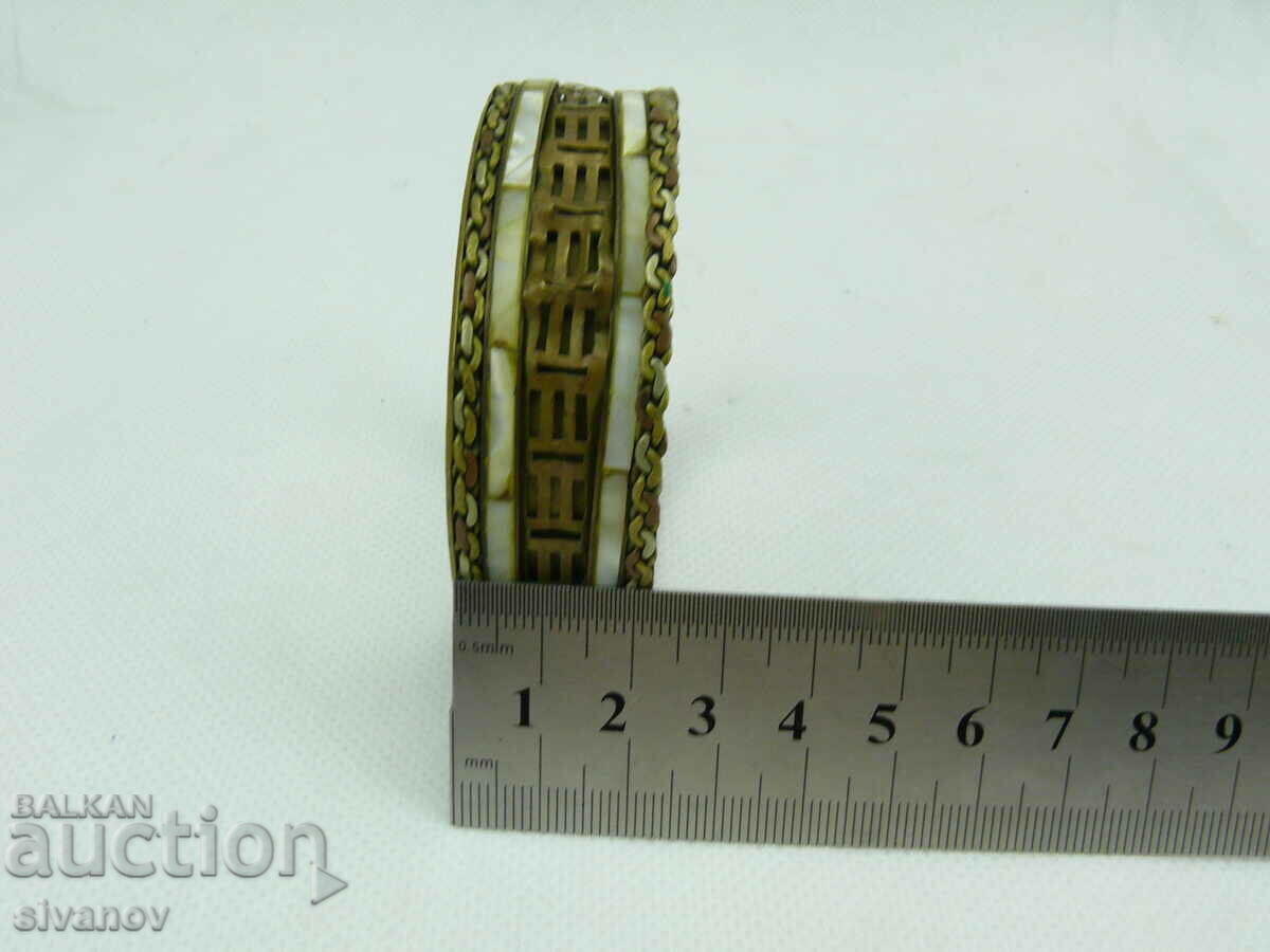 Old brass bracelet #2292 - 6 Old brass bracelet #2292 - 6