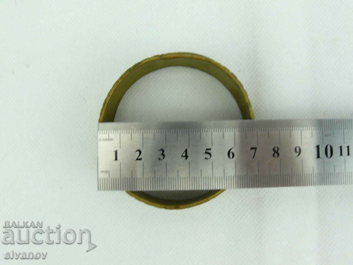 Old brass bracelet #2292 - 7 Old brass bracelet #2292 - 7
