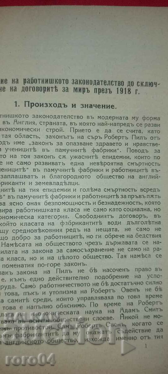 INTERNATIONAL LABOR ORGANIZATION - D. NIKOLOV - 6 INTERNATIONAL LABOR ORGANIZATION - D. NIKOLOV - 6